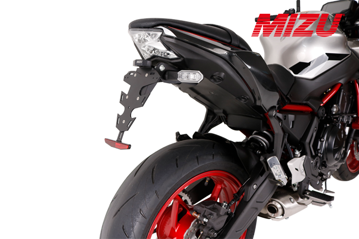 Kennzeichenhalter • Kurzes Heck für Kawasaki Ninja 650 / ABS, Z 650 