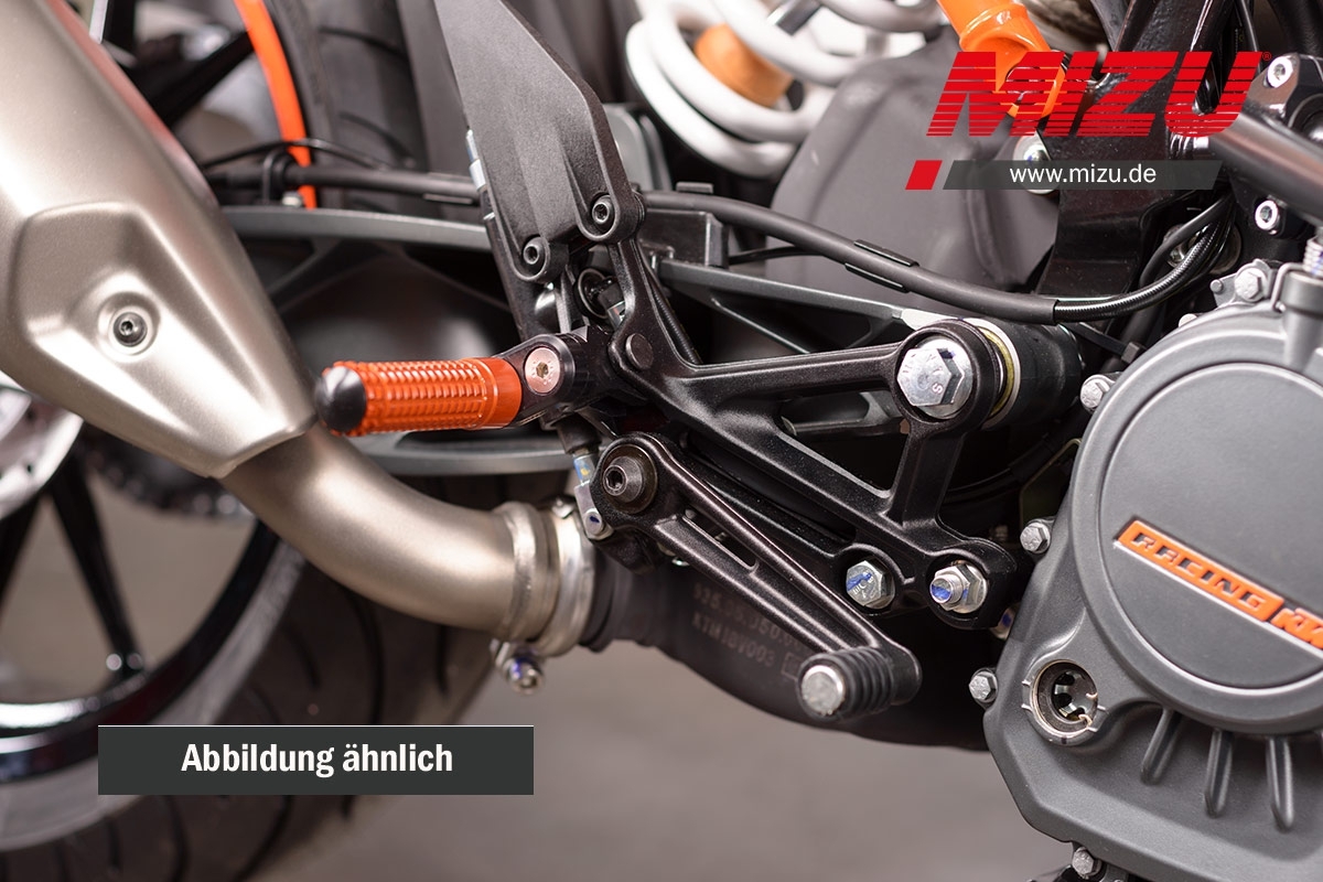 verstellb. Fahrerfußraste KTM125 390Duke 1290SuperDuke 690SMC R 790 890Duke