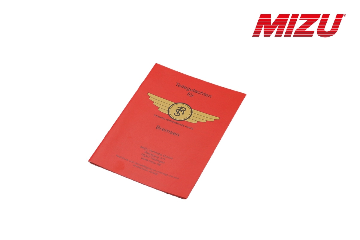 Part certificate for RST brakes