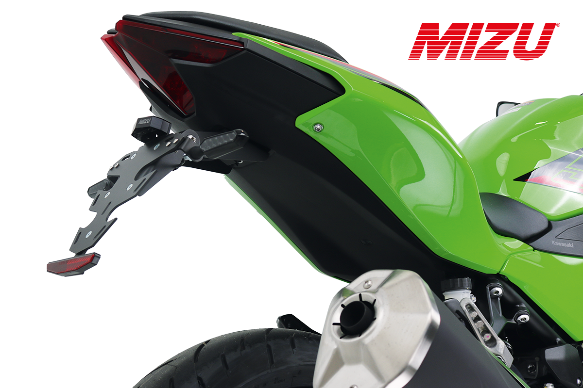 Kennzeichenhalter • Kurzes Heck für Kawasaki Ninja 500 SE, Z 500 / SE ab 2024