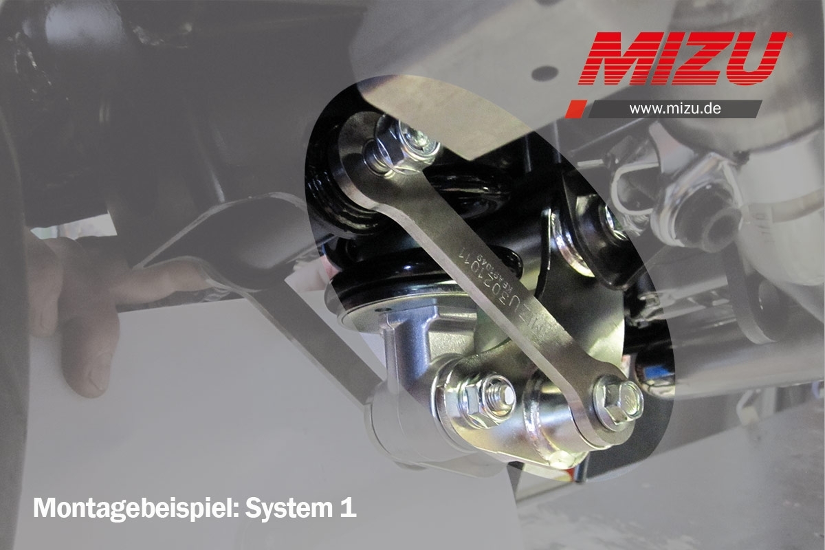Höherlegung für Yamaha MT-09 / Tracer / Sport Tracker / ABS / Street Rally
