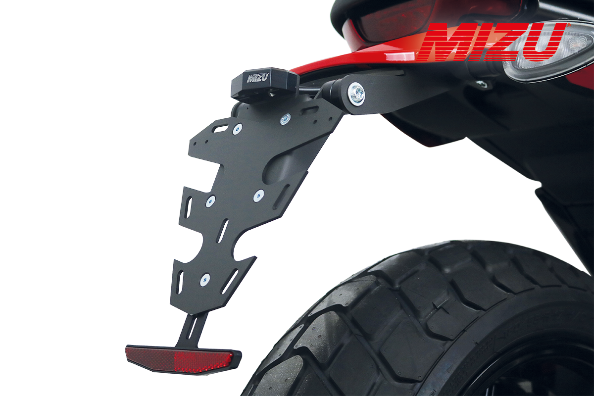 Kennzeichenhalter • Kurzes Heck für Ducati Scrambler 800 ab 2023