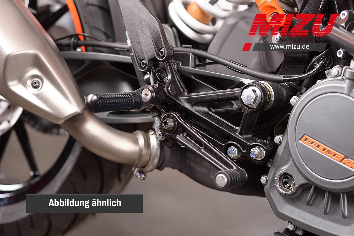 verstellbare Fahrerfußraste Daytona Speed Triple Street Triple Tiger 1050