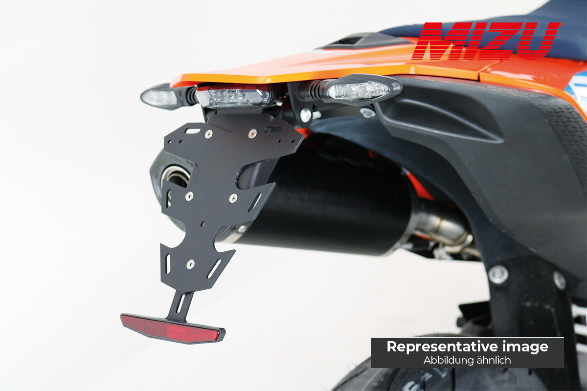 Kennzeichenhalter • Kurzes Heck für KTM 690 SMC R, 690 Enduro R, Gas Gas ES / SM 700