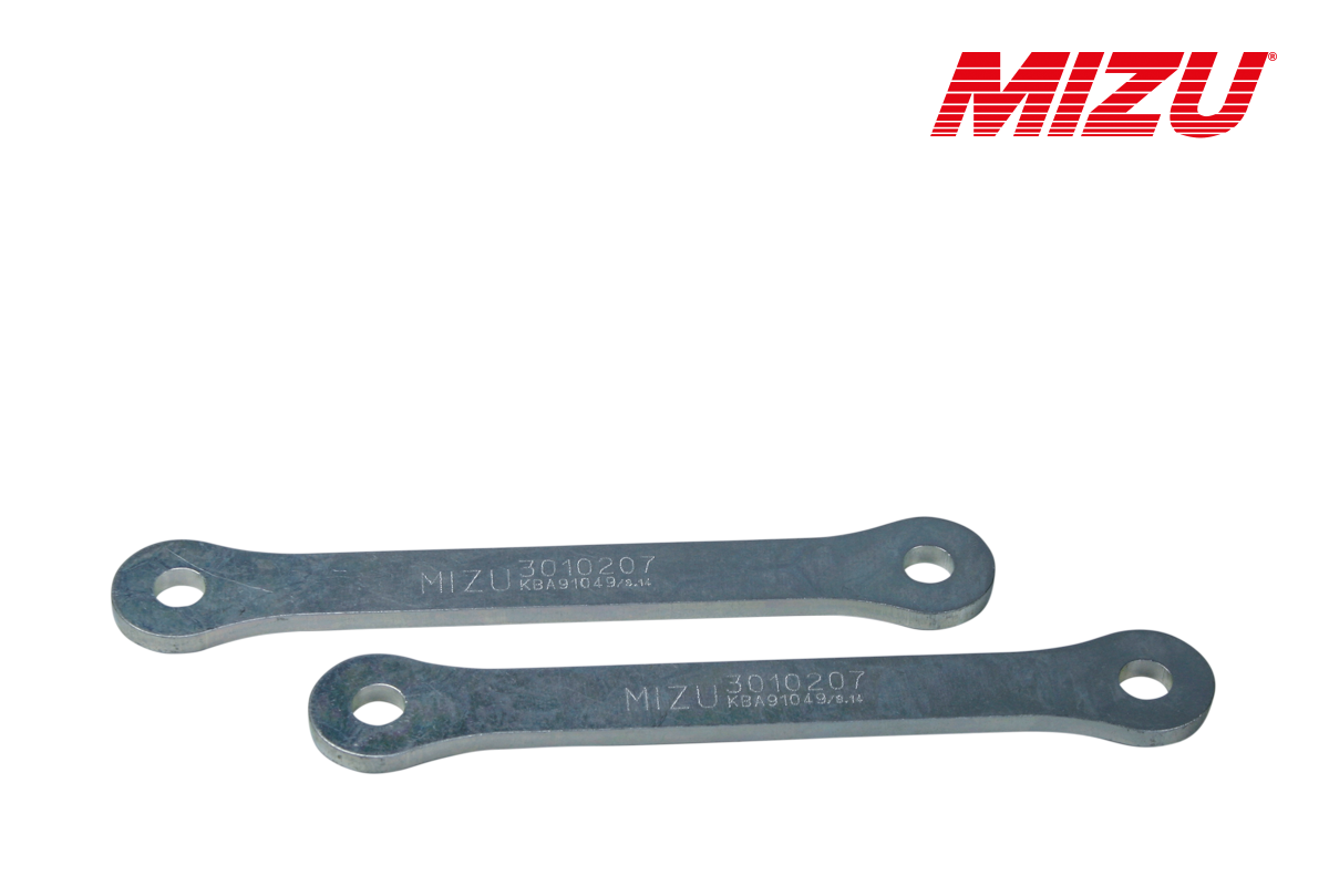 Höherlegung für Kawasaki ZX-6R, ZX-6RR, ZX-7R, ZX-9R, ZX-10R, ZX-12R, Z 750 / 1000