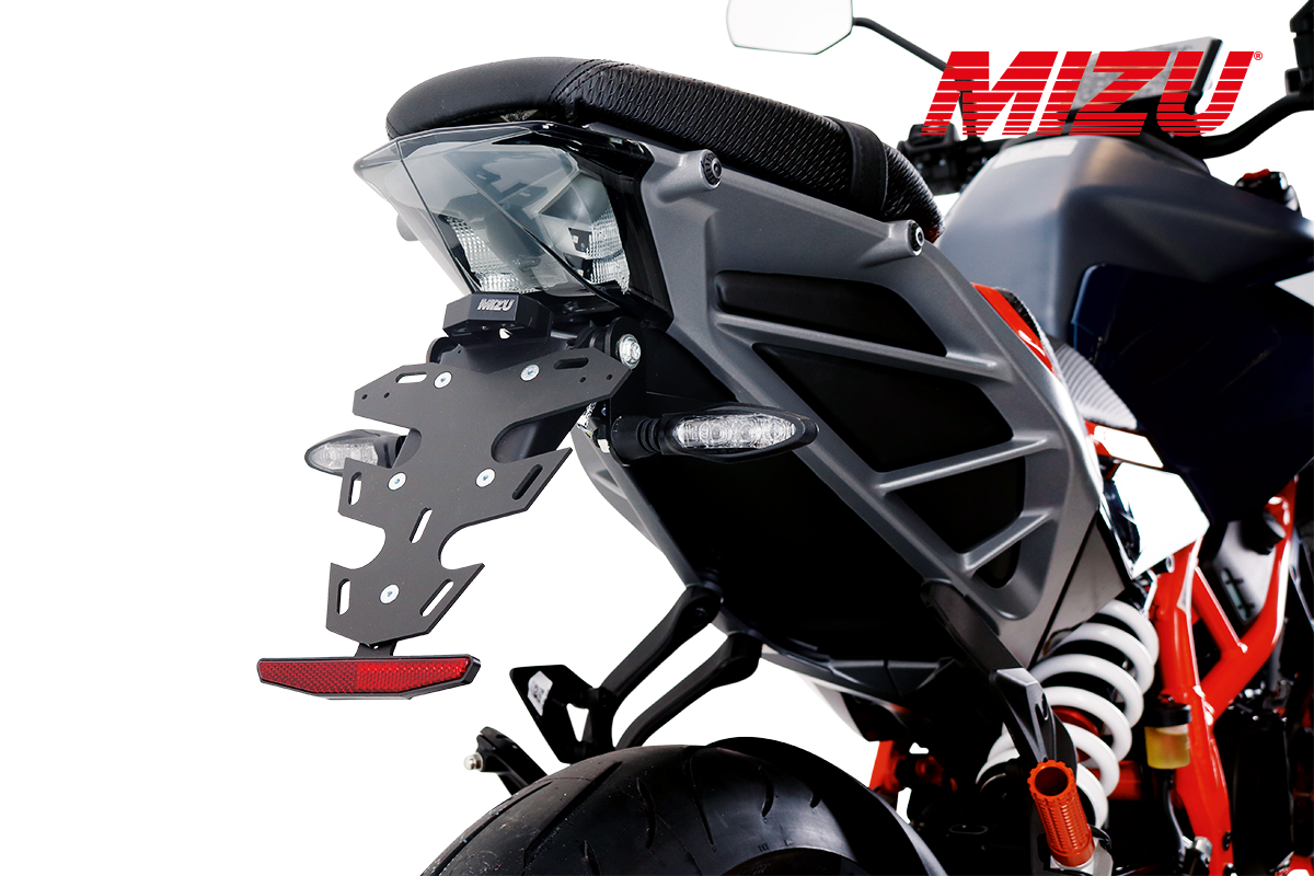 Kennzeichenhalter • Kurzes Heck für KTM 125 Duke, 390 Duke ab 2024