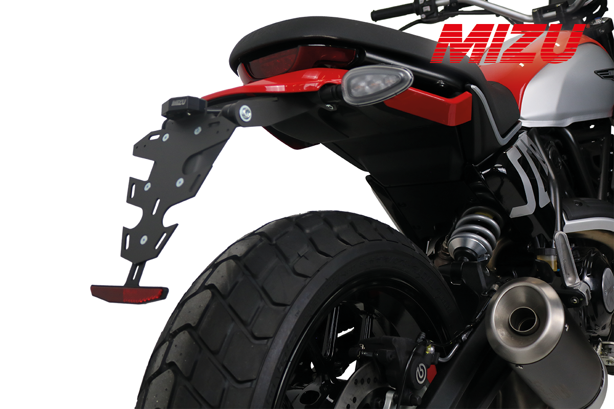 Kennzeichenhalter • Kurzes Heck für Ducati Scrambler 800 ab 2023